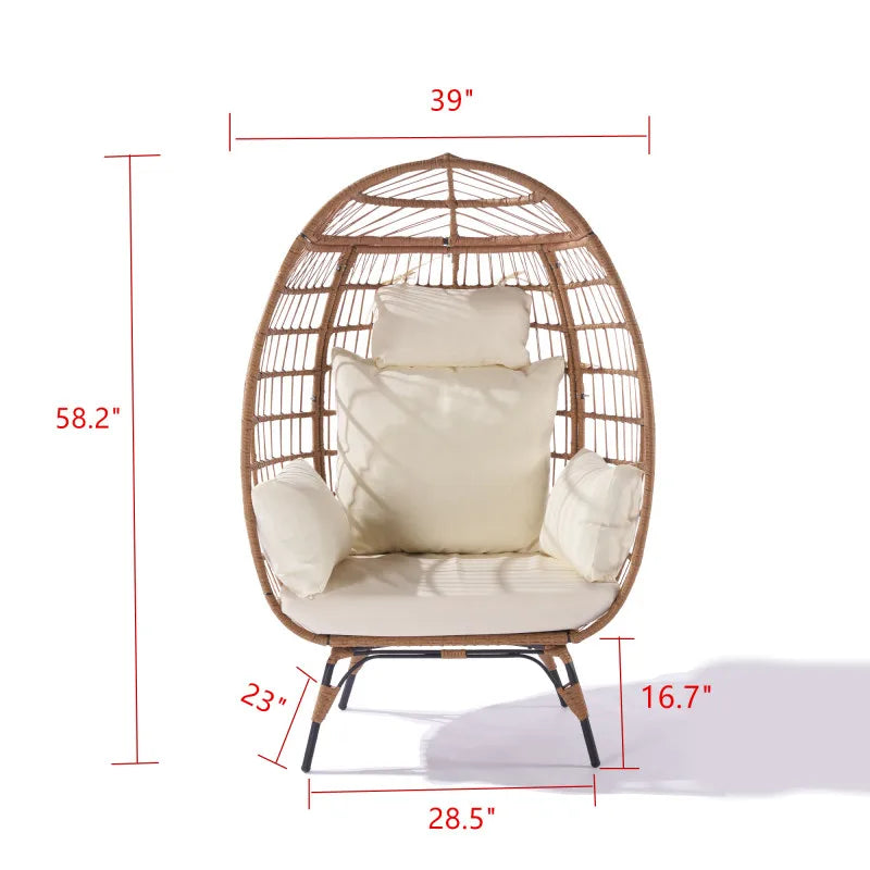 Outdoor Garden Rattan Egg Chair