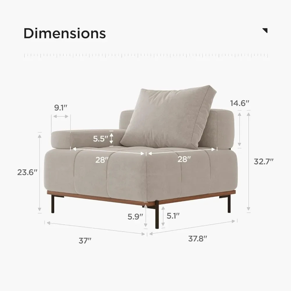 Mid-century Modern Chair Sofa