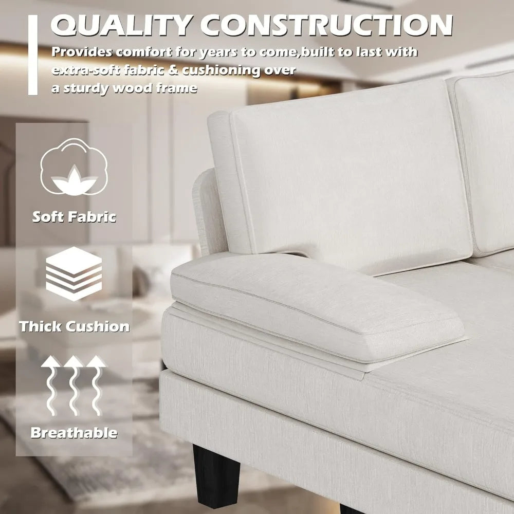 U-Shaped Convertible Sectional Sofa