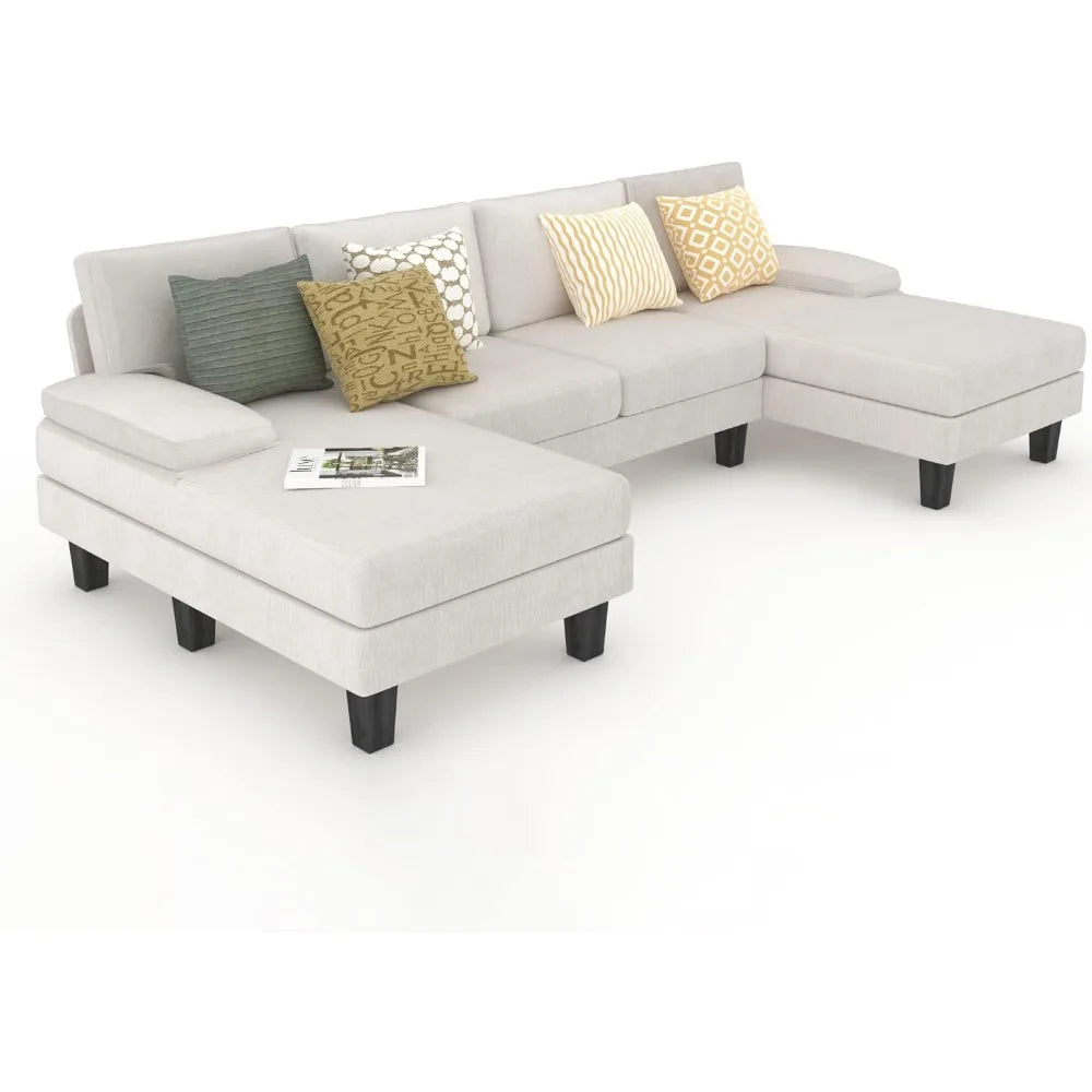U-Shaped Convertible Sectional Sofa