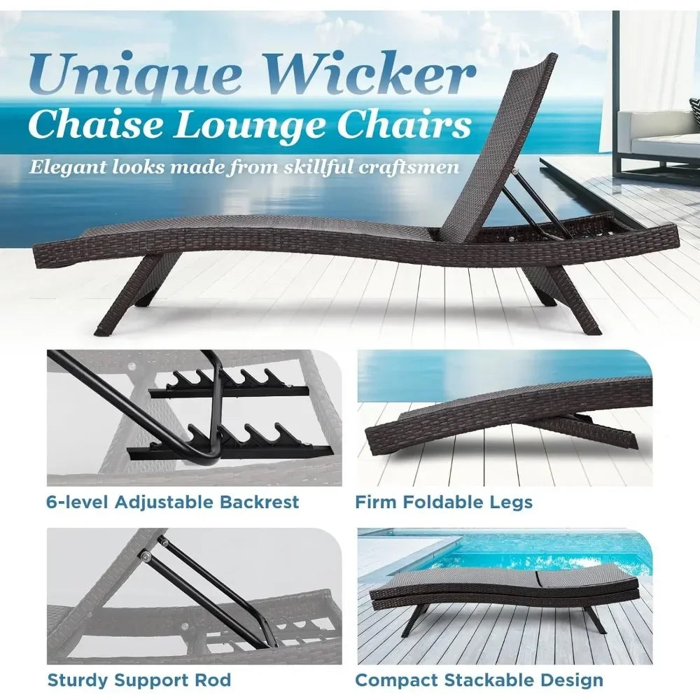 Relaxing Lounge Chair with Reclining Backrest