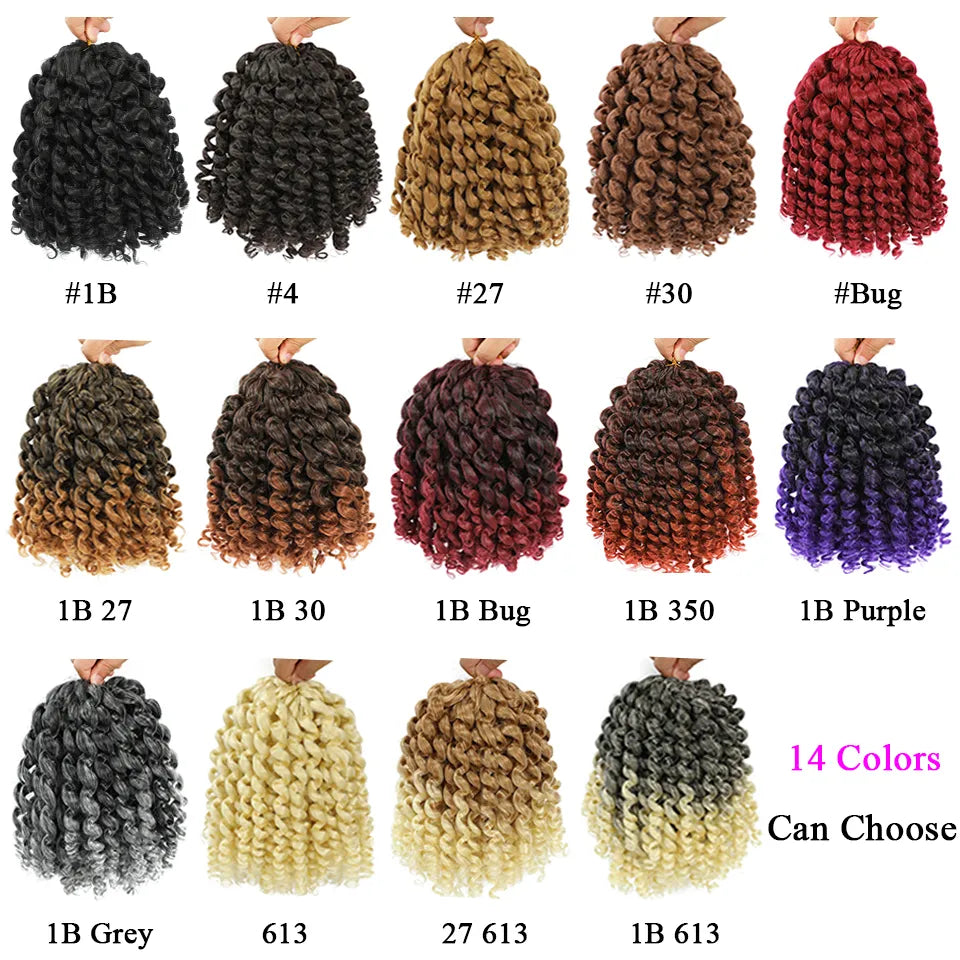 Short Jamaican Bounce Crochet Hair