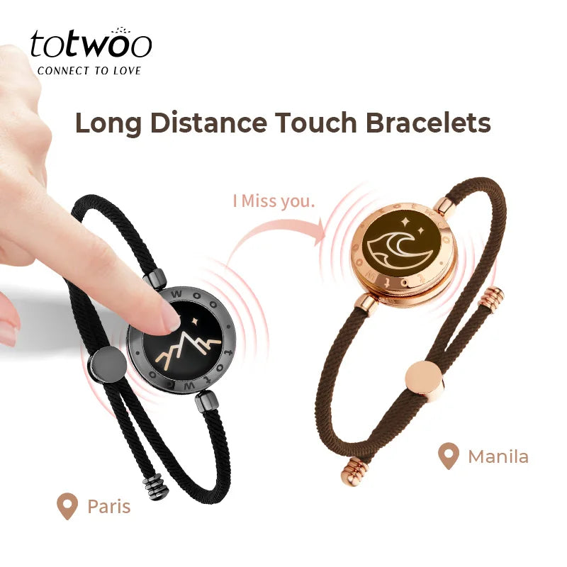 Long Distancen Touch Bracelets for Couples