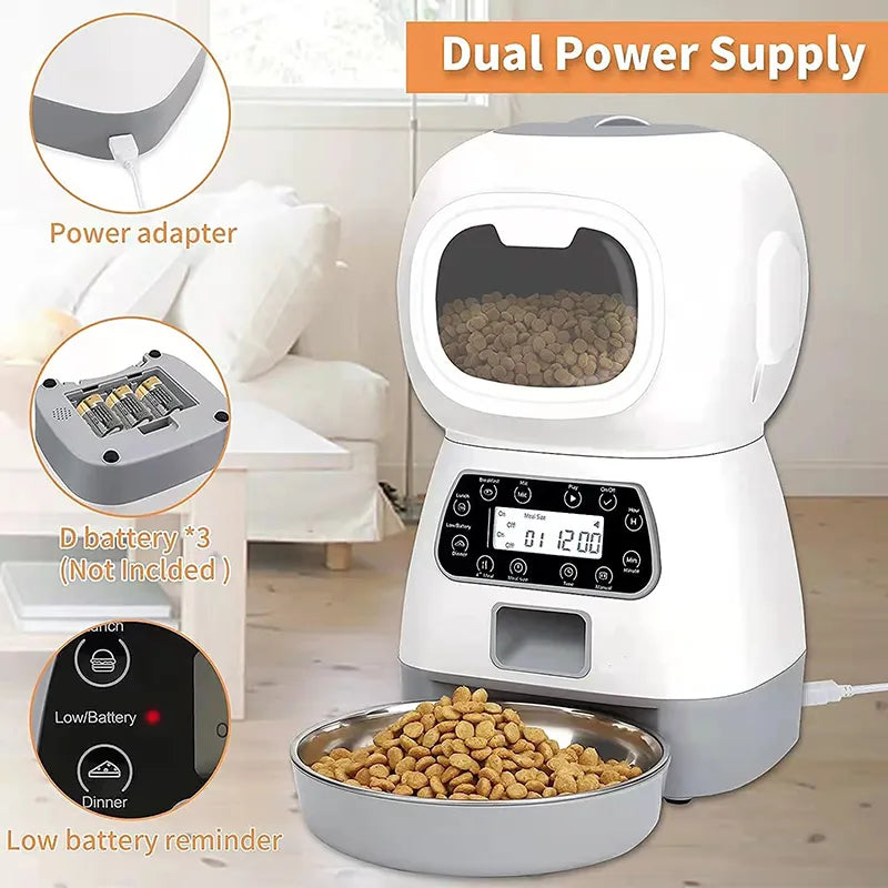 3.5L Automatic Pet Feeder or Water Dispenser