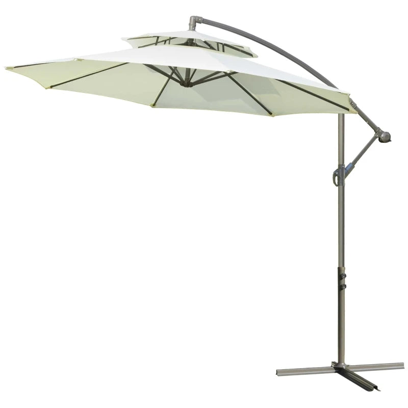 9' 2-Tier Cantilever Patio Umbrella