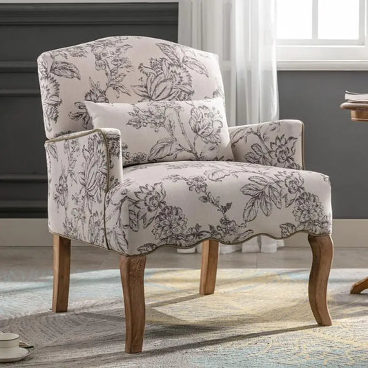 Floral Accent Chair