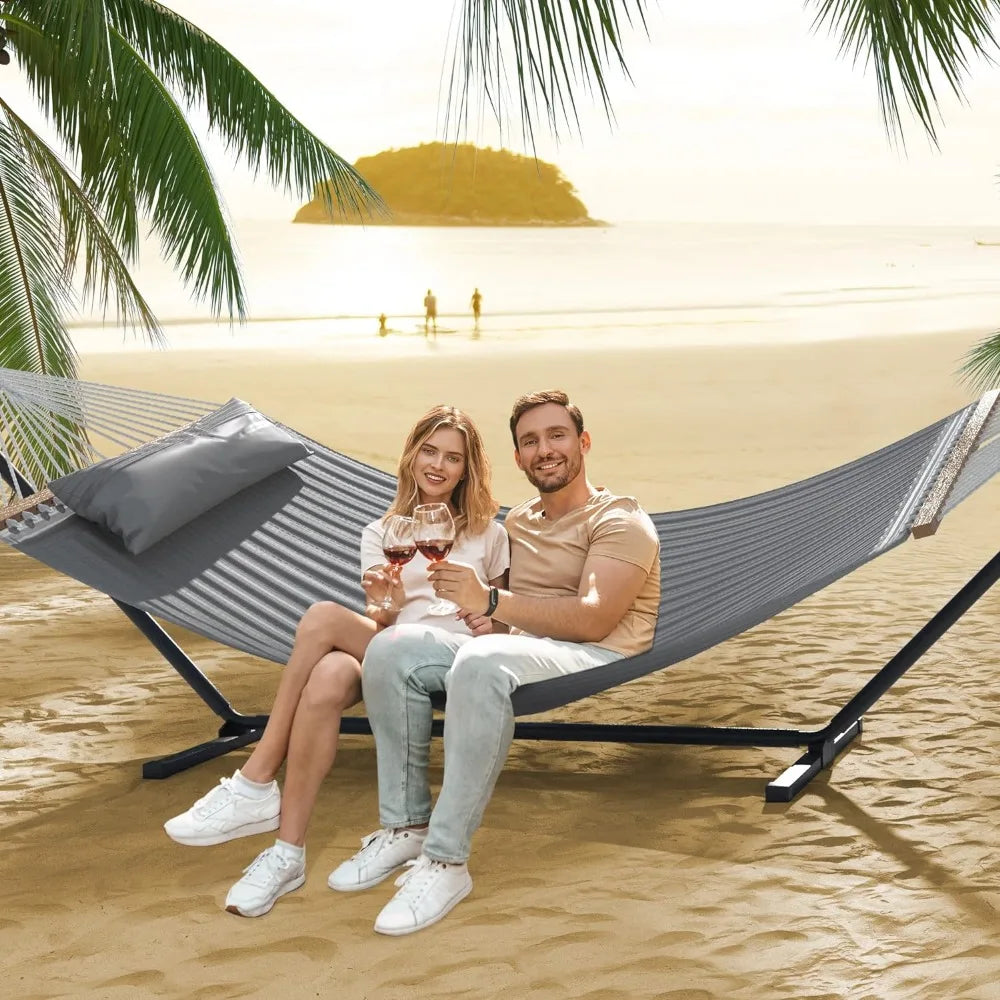 Double Hammock Chair With Stand