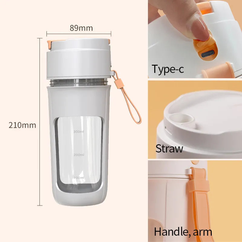 Electric Mini Portable Juicer Blender